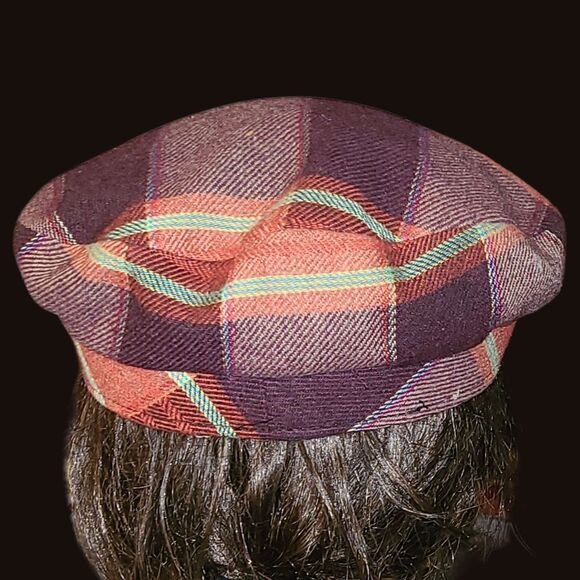 Exclusive Saks Fifth Avenue Plaid Beret main image 7